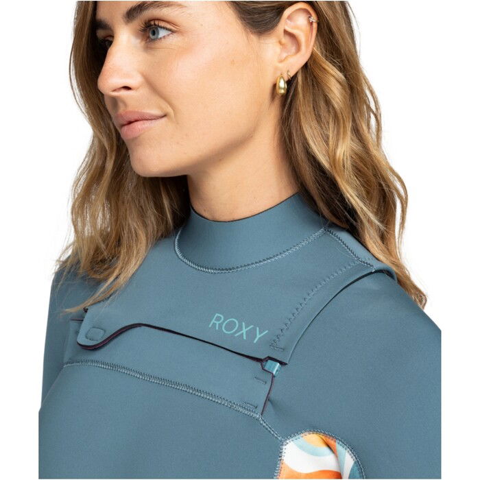 2024 Roxy Womens Swell Series 3/2mm Chest Zip Wetsuit ERJW103122 - Starglazer